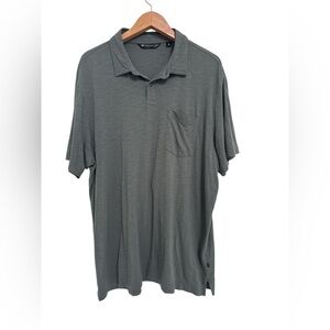 Travis Mathew Men's Gray Golf Polo Shirt Size XXL